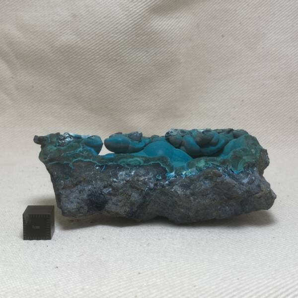 Chrysocolle sur Malachite