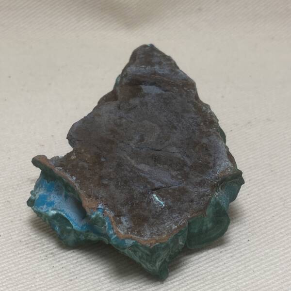 Chrysocolle sur Malachite