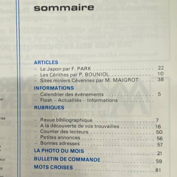 Minéraux et fossiles n°46