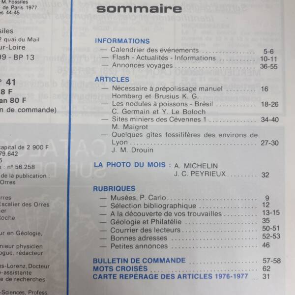 Minéraux et fossiles n°41