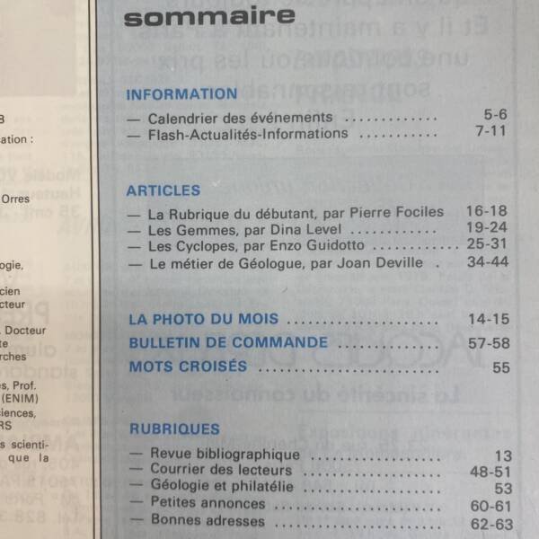 Minéraux et fossiles n°50