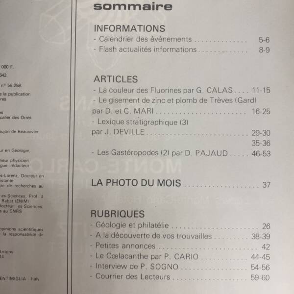 Minéraux et fossiles n°54
