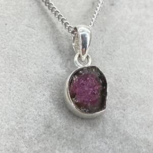 Pendentif en Tourmaline Melon d'eau