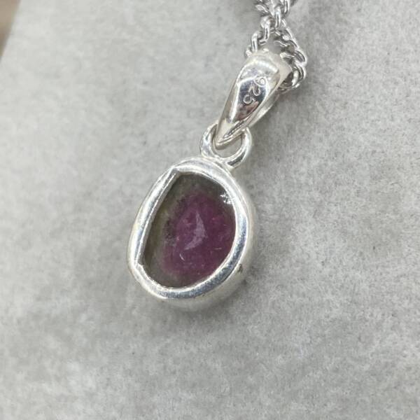 Pendentif en Tourmaline Melon d'eau