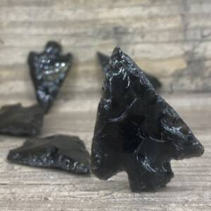 Pointe de flèche en Obsidienne