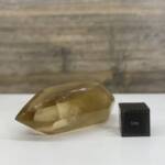 Citrine naturelle retaillée biterminée