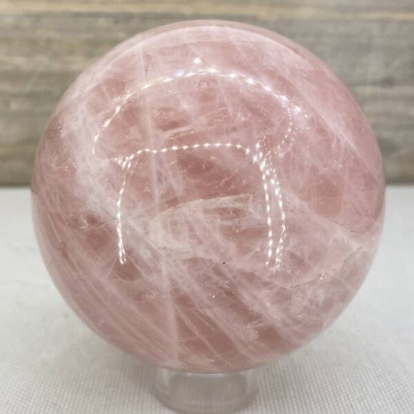 Sphère en Quartz rose