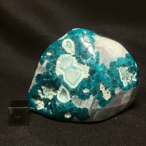Galet de Dioptase & Calcite