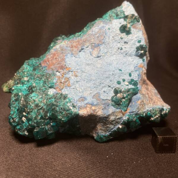 Dioptase, Malachite et Planchéite