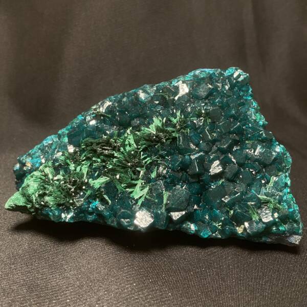 Dioptase, Malachite et Planchéite