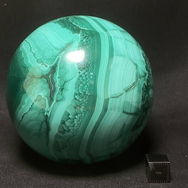 Sphère en Malachite
