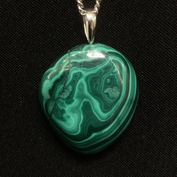 Pendentif en Malachite