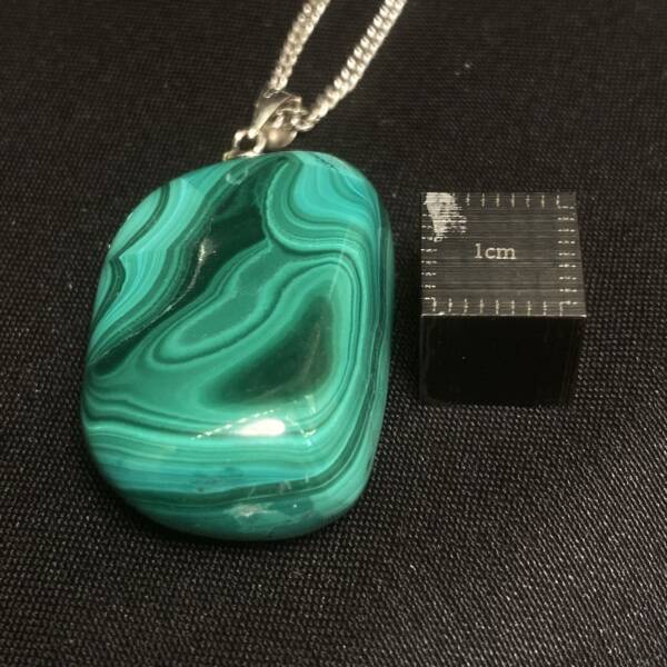 Pendentif en Malachite