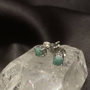 Boucles d'oreilles Emeraude