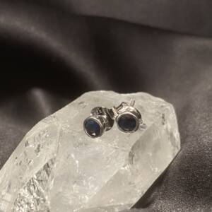 Boucles d'oreilles Saphir