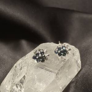 Boucles d'oreilles Saphir