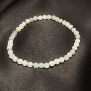 Bracelet Pierre de Lune, Jade Birman