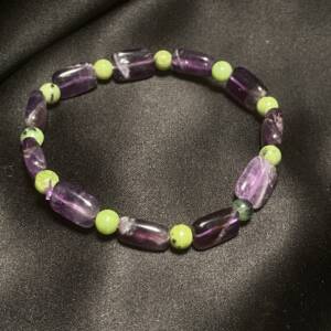 Bracelet Améthyste, Jade