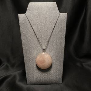 Pendentif en Quartz Rose