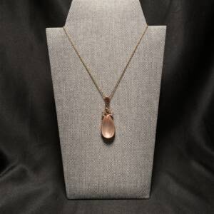 Pendentif en Quartz Rose