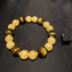 Bracelet Calcite - Oeil de tigre