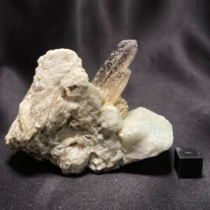 Amazonite et Quartz Fumé