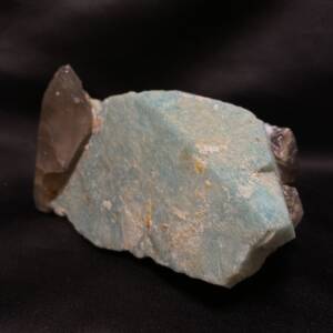 Amazonite avec Quartz fumé