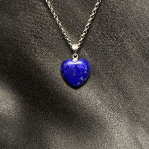 Pendentif en Lapis-Lazuli en forme de cœur