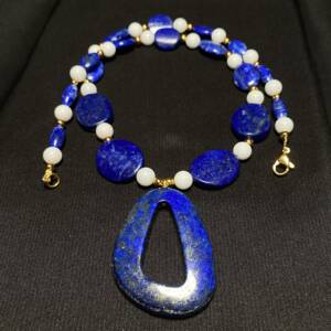Collier Lapis quartz