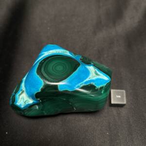 Chrysocolle Malachite Polie